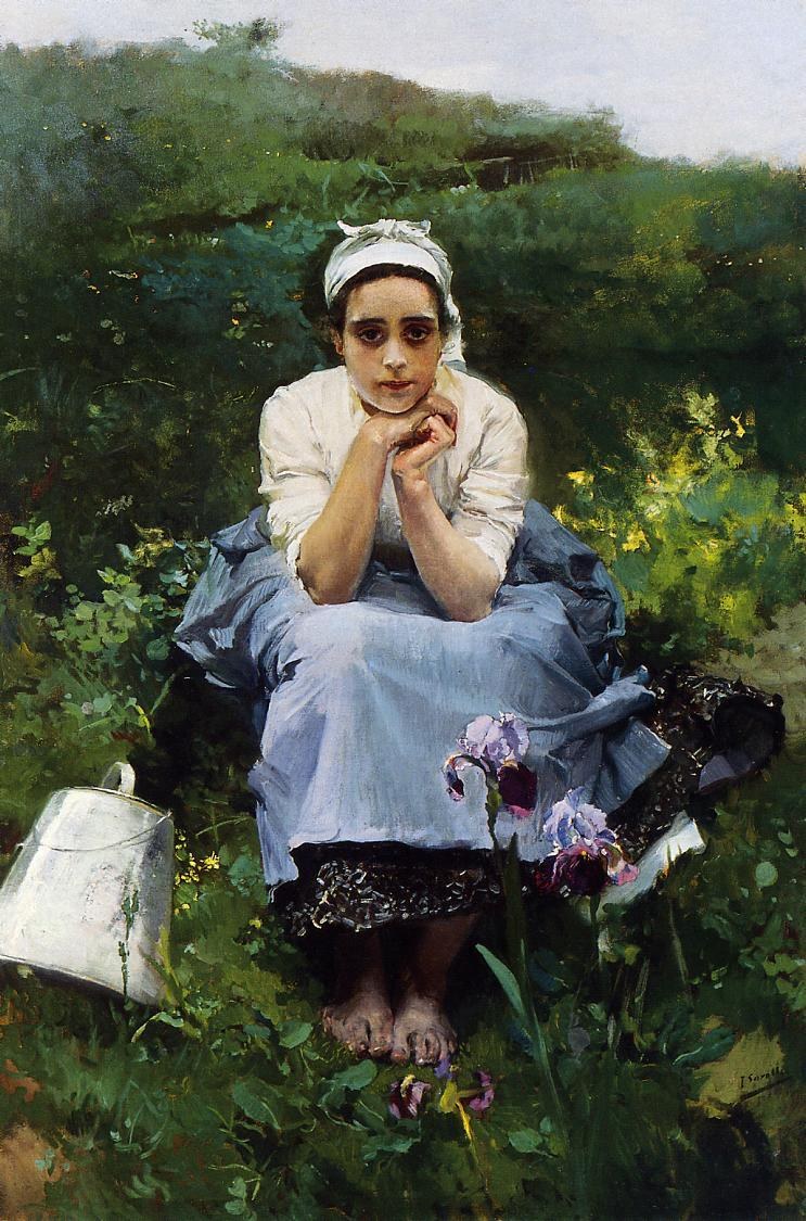 Joaquin Sorolla y Bastida The Milkmaid